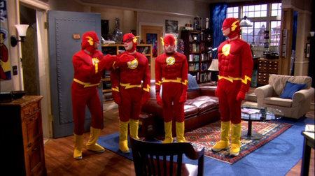 Les garçons de The Big Bang Theory sont déguisés en Flash pour l'HypnoMarathon